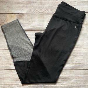 Danskin Now Athletic Workout Drawstring Leggings NWOT Women’s Small Black Gray